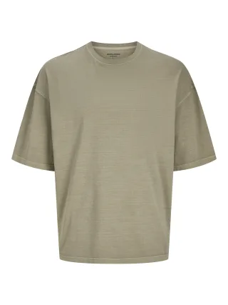 JACK&JONES - JJECHARGE FADED TEE O-NECK NOOS silver sage - Gr. - M
