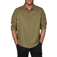 riverso Langarmhemd Herren Leinen Hemd RIVFabrizio Regular Fit (1-tlg)
