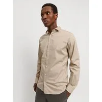 Jack & Jones Langarmhemd JPRBLAJAXON mit Stretchanteil und stylischem Kragen unifarben, slim fit, Web, Hemdkragen, atmungsaktiv