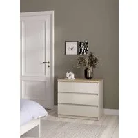 Home affaire Kommode Naia, Modern, mehrere Farben,abgerundete Schubladenkanten auf Metallgleiter