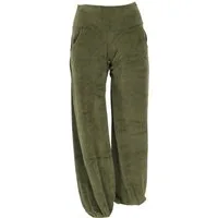 Guru-Shop Relaxhose Boho Samt Pluderhose, Wohlfühlhose, Yogahose -.. alternative Bekleidung