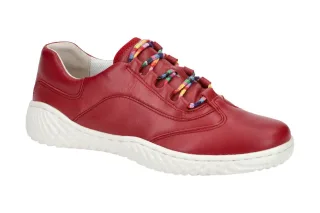 Gabor 43.380 - Damen Schn?r-Halbschuhe rot rubin bequem & leicht