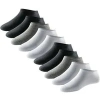 Schiesser Sneakersocken 10er Pack Bluebird (Spar-Set, 10-Paar) Sneaker Socken - Baumwolle - Atmungsaktiv - Verstärkte Belastungszonen