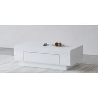 OTTO home Couchtisch Toledo,Breite 110cm eleganter Sofatisch mit Hochglanzelemente, Kaffeetisch mit 1 Schublade, Wohnzimmertisch