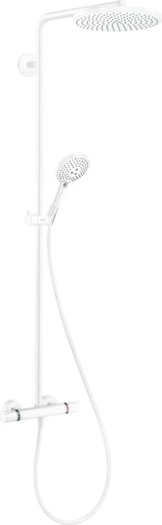 Hansgrohe Showerpipe Raindance Select S 240 1jet PowderRain mattweiss, 27633700 27633700