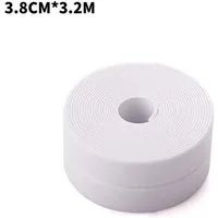 Blusmart Dichtungsband Dichtungsband für Küche und Bad, (Selbstklebend Abdichtungsband Wasserdicht, 0,38m*3,2m), Für Küche und Bad zum Abdichten von Wannen, Waschbecken