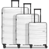 Bergpfeil Kofferset Travel 4-Rollen Kofferset 3-tlg. mit Dehnfalte, (Set)