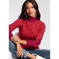 Melrose Rollkragenpullover mit Jacquard-Muster