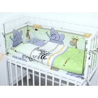 Primawela Beistellbett Baby Bettwäsche für Beistellbett mit Nestchen Spannbettlaken 6 teilig