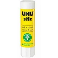 UHU Bastelkleber UHU stic Klebestift 21 g 1St., (Packung, 1-tlg), lösungsmittelfrei, auswaschbar, geruchsarm