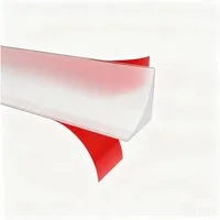 Agger Abschlussleiste Dusche Schwallschutzleiste Selbstklebend Schwallschutz Wasserstop, Badewanne Dichtung Viertelstab Flexible für Küche,Bad,Fliesen(15x15mm)