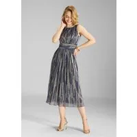 SWING Cocktailkleid - Cocktailkleid aus Plissee Taillierter Schnitt mit ausgestelltem Rockteil