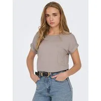 ONLY T-Shirt ONLMOSTER – Kurzarmshirt mit Aufschlag und klassischem Look Viskosemischung, regular fit