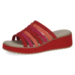 CAPRICE - Da.-Pantolette red comb - Gr. - 36