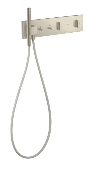 Hansgrohe Thermostatmodul 470/110 Axor ShowerComposition 2 Verbraucher, brushed nickel, 12571820 12571820