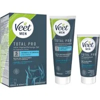 Veet MEN Enthaarungscreme (100 ml) & Pflegebalsam (50 ml), Intim-Haarentfernungs-Set, 2 St., - schnell & einfach