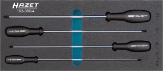 HAZET Schraubendreher-Satz TORX® Einlage 4-teilig - 163-380/4