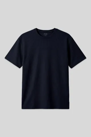 Übergroßes Rundhals-T-Shirt