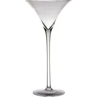 Hakbijl Glass Dekovase, Farbe: transparent, Höhe: 40cm