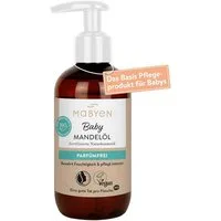MABYEN Körperöl MABYEN Bio Baby Öl Mandel 200ml, Vegan, Parfümfrei, Naturkosmetik, 1-tlg., NATRUE-zertifiziert, parfümfrei, getestet & von Hebammen empfohlen