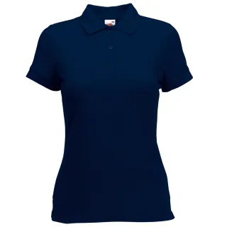 Fruit Of The Loom Womens Lady-Fit 65/35 Kurzarm-Poloshirt (Deep Navy)