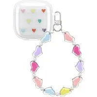 kwmobile Kopfhörer-Schutzhülle Hülle für Huawei FreeBuds SE2 Case mit Schlaufe, TPU Silikon Schutzhülle Cover Kopfhörer Transparent Mehrfarbig