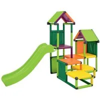 move and stic Spielcenter GESA Klettergerüst für Kleinkinder mit Rutsche für In- und Outdoor, (328 tlg), Made in Germany