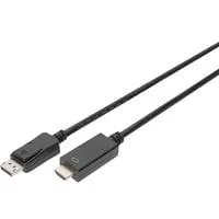 Adapterkabel DisplayPort > HDMI 4K schwarz, 2 Meter