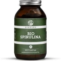 QIDOSHA Bio Spirulina Presslinge 500 mg Presslinge, 300 g, 100 % Bio Spirulina aus kontrolliert biologischer Aquakultur