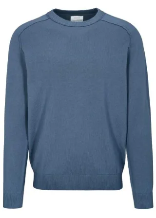 BASEFIELD - Rundhals Pullover dark ocean - Gr. - M