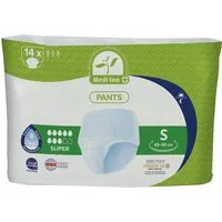 Medi-Inn Windeln Pants SUPER Inkontinenz-Pants, diskreter Schutz, hohe Saugstärke (56-St), Unisex-Passform, geruchsbindend, atmungsaktiv