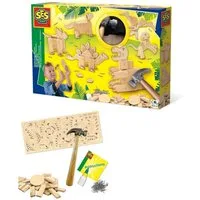 SES Creative Spiel SES CREATIVE Holzarbeitsset Dinosaurier