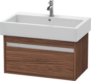 Duravit Ketho Waschtischunterbau wandhängend Nussbaum dunkel Matt 750x440x410 mm - KT668702121 KT668702121
