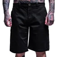 Sullen Clothing Shorts Chop Shop Schwarz Art Collective Shorts Kurze Hose