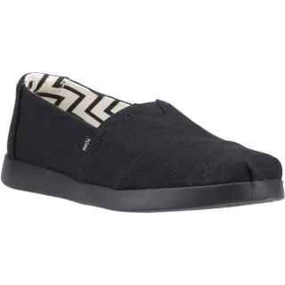 TOMS Alpargata Plus Damen Jute Espadrilles in Schwarz/Schwarz