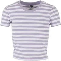 URBAN CLASSICS T-Shirt Urban Classics Damen Ladies Short Striped Tee (1-tlg)