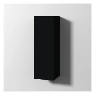 Sanipa Cubes Regalmodul mit 1 Tür, Schwarz-Matt, CT12208 CT12208