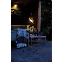 Luxform LED Gartenleuchte Luxform Solar LED Studiolampe Dresden Gartenbeleuchtung 80cm hoch, LED fest integriert