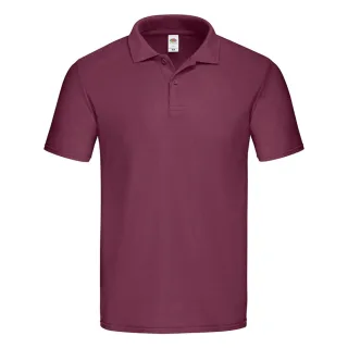 Fruit of the Loom - "Original" Poloshirt für Herren/Damen Unisex (Burgunderrot)
