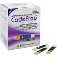 CodeFree Blutzucker-Teststreifen - Diabetes-Tests zur Kontrolle bei Blutzucker, 100-tlg.
