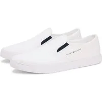 Tommy Hilfiger VULC CORE SLIP ON Slip-On Sneaker Freizeitschuh, Halbschuh, Slipper mit seitlichem Logoschriftzug