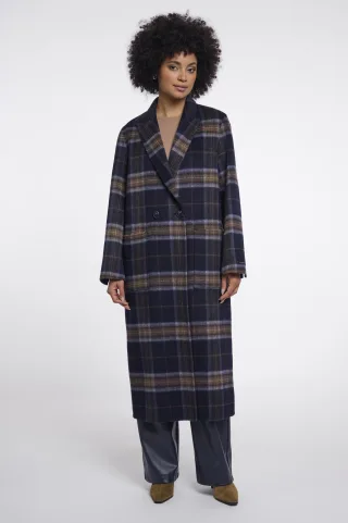 Rino&Pelle - Adria.7002611 dark navy check and dark navy - Gr. - 44