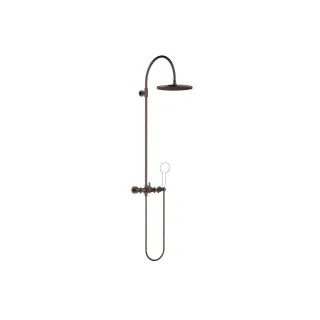 Dornbracht Shower Pipe mit Brausebatterie TARA 26622892 Dark Bronze gebürstet (PVD),26622892-43 26622892-43
