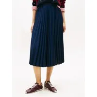 Tommy Hilfiger Plisseerock FLUID PLEATED PULL ON MIDI SKIRT