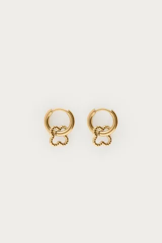 My Jewellery - Ohrringe mit kleinem Kleeblatt gold - Gr. - OS