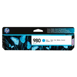 Original D8J07A HP 980 OJ SFP Tinte cyan 6600