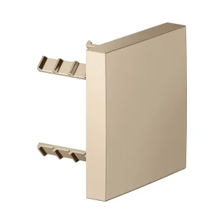 Keuco Abdeckblende Armaturenzubehör 59949, für Rohrunterbrecher, eckig, Bronze geb., 59949030002 59949030002