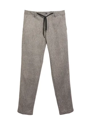 s.Oliver BLACK LABEL - Business-Hose mit Kordelzug braun - Gr. - 46