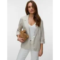 Vero Moda Longblazer VMROSIE 3/4 LOOSE BLAZER NOOS Viskosemischung, regular fit, mit Leinen