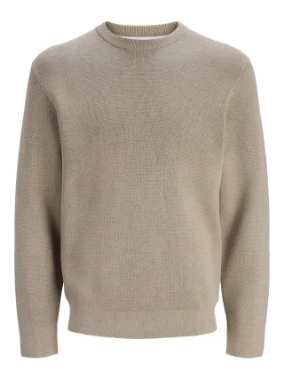 JACK&JONES - JJMILANO STITCH KNIT CREW NECK SN - Gr. - XL